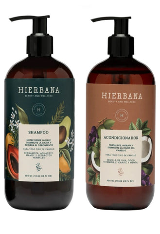 Kit Anticaída + Acondicionador Hierbana